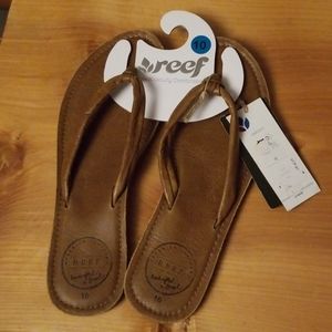 New Reef Leather Sandals
